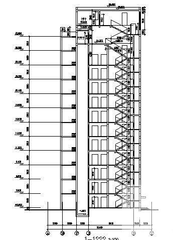11层小高层住宅楼建筑设计CAD图纸 - 3