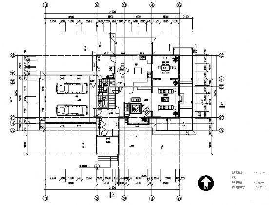 2层高档别墅建筑CAD图纸 - 2