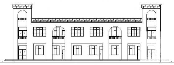 2层办公楼建筑设计CAD图纸 - 2