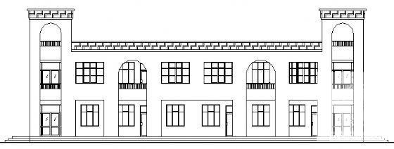 2层办公楼建筑设计CAD图纸 - 2