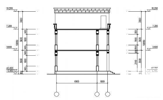 2层办公楼建筑设计CAD图纸 - 4