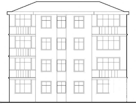 比较实用的4层别墅建筑CAD图纸 - 3