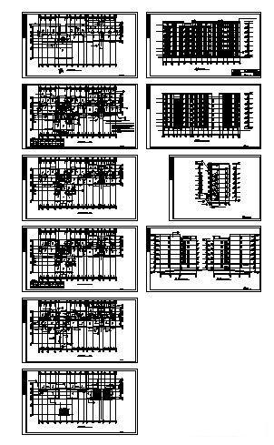 7层住宅楼建筑设计CAD图纸 - 2