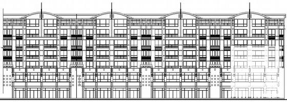 7层底商板式住宅楼建筑施工CAD图纸 - 4