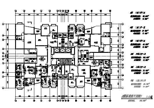 小区24层住宅楼建筑设计CAD图纸 - 2