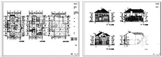 2层欧式别墅建筑CAD图纸（Y2户型） - 4