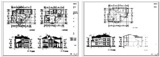 2层欧式别墅建筑CAD图纸（Y3户型） - 4