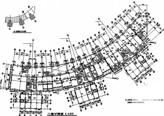 新村15层住宅楼建筑CAD施工图纸 - 4