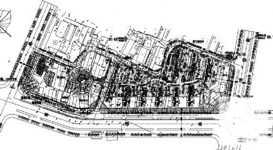 城市中心I标段规划建筑设计CAD图纸 - 1