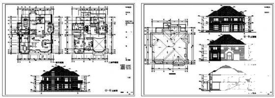 2层欧式别墅建筑CAD图纸（B2户型） - 3