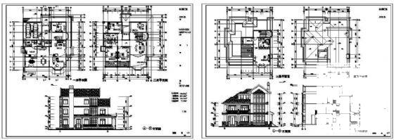 3层现代别墅建筑CAD图纸（C2户型） - 4
