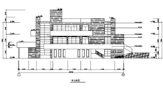 2层休闲别墅建筑设计CAD图纸 - 4