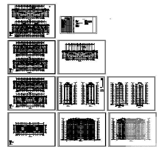 居住小区规划建筑CAD图纸 - 4