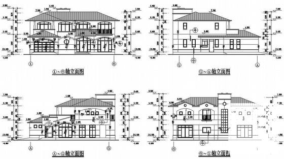 2层别墅建筑施工CAD图纸（简单小型） - 2