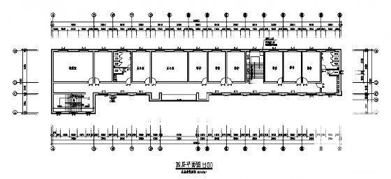 4层宿舍楼建筑CAD初设图纸 - 2