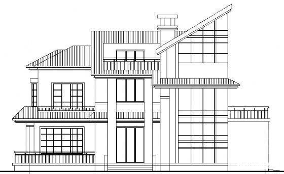 2层别墅建筑设计CAD图纸 - 2
