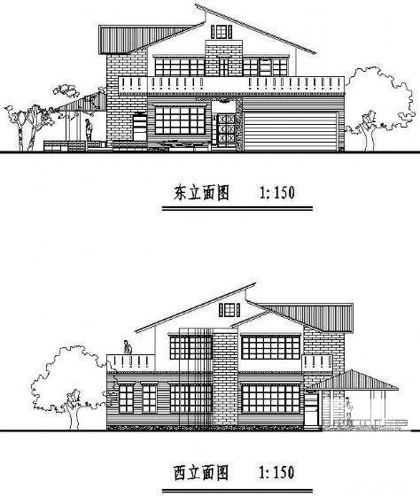经典大方2层现代别墅建筑方案（A户型） - 3