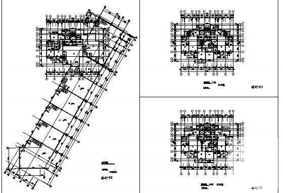 小区14层商住楼建筑CAD图纸初设图纸） - 2