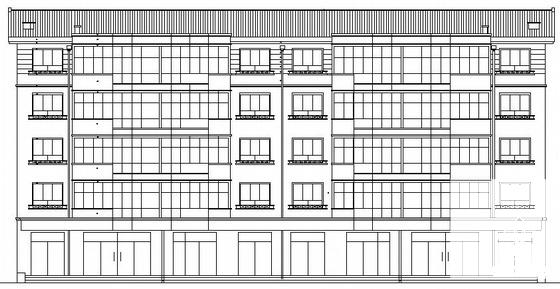 5层住宅楼建筑CAD施工方案图纸 - 3