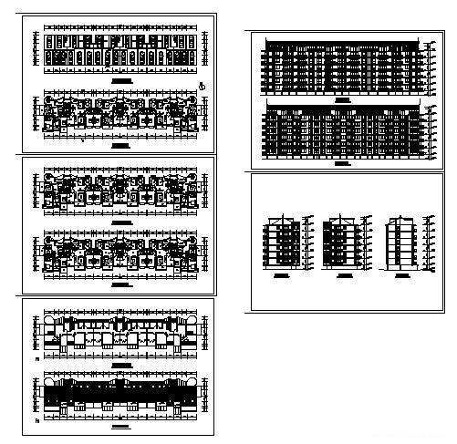 6层住宅楼建筑设计CAD图纸 - 2