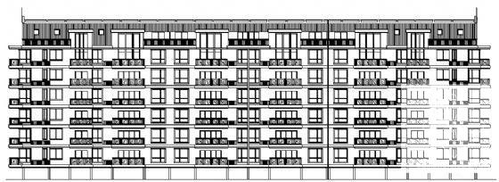 6层住宅楼建筑设计CAD图纸 - 4