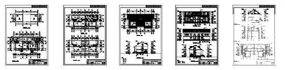 住宅楼建筑CAD图纸 - 1