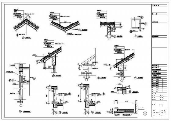 详细的3层别墅建筑CAD施工图纸 - 2