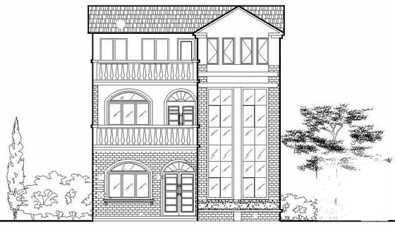 详细的3层别墅建筑CAD施工图纸 - 4