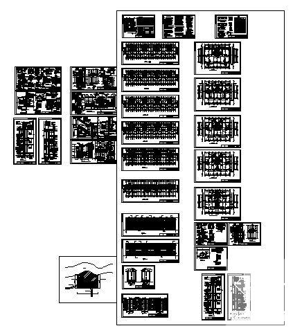 6层职工宿舍楼建筑施工CAD图纸 - 3