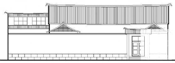 单层民居住宅楼建筑结构方案设计CAD图纸 - 2