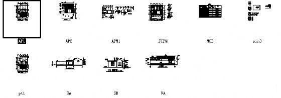 单层民居住宅楼建筑结构方案设计CAD图纸 - 4