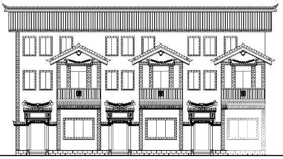 精美实用的3层联排别墅建筑CAD图纸 - 2