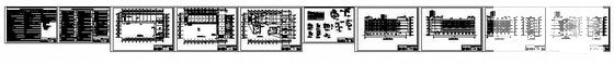 工厂多层厂房、宿舍、办公楼建筑施工CAD图纸 - 3