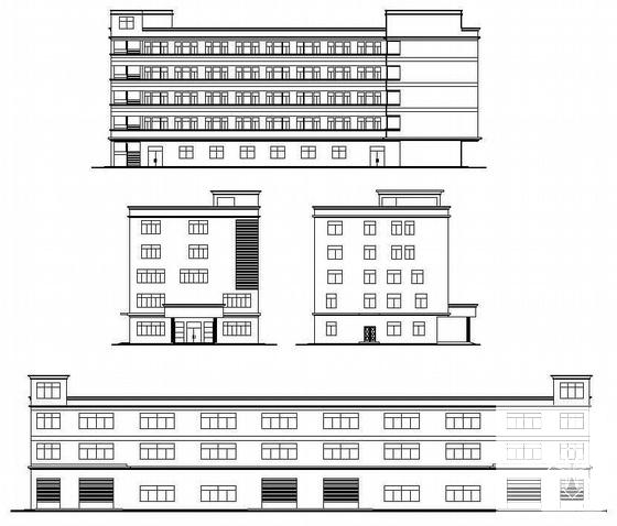 工厂多层厂房、宿舍、办公楼建筑施工CAD图纸 - 4