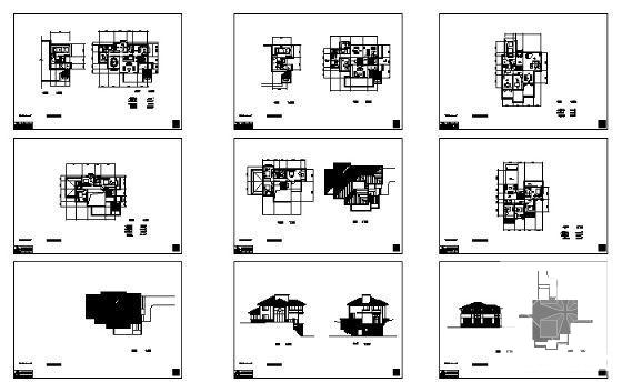 2层别墅建筑概念设计CAD图纸 - 4