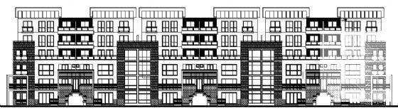 花园洋房7层住宅楼建筑设计CAD图纸 - 1