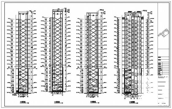 30层花园洋房建筑CAD图纸 - 1