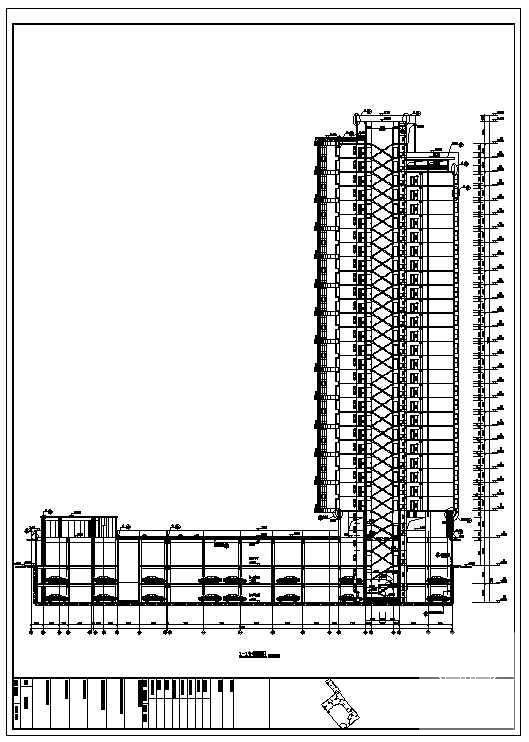 30层花园洋房建筑CAD图纸 - 2