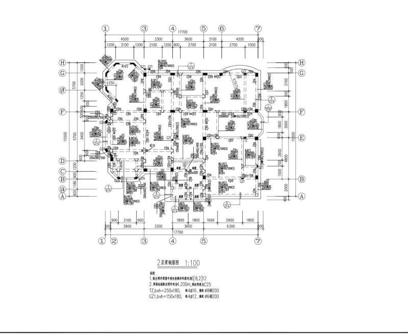 2层别墅建筑结构CAD施工图纸带效果图纸 - 4