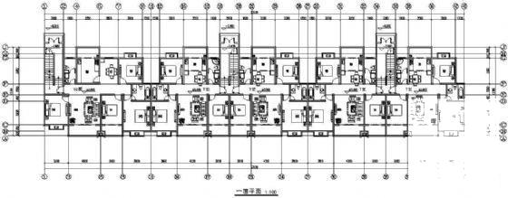 6层板式住宅楼建筑设计CAD图纸 - 1