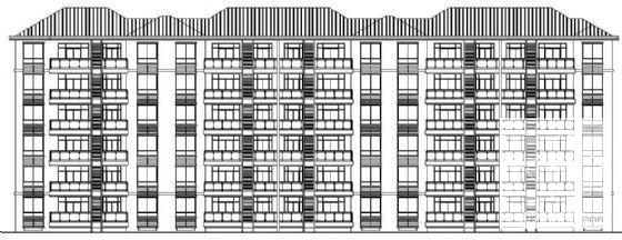 6层板式住宅楼建筑设计CAD图纸 - 2