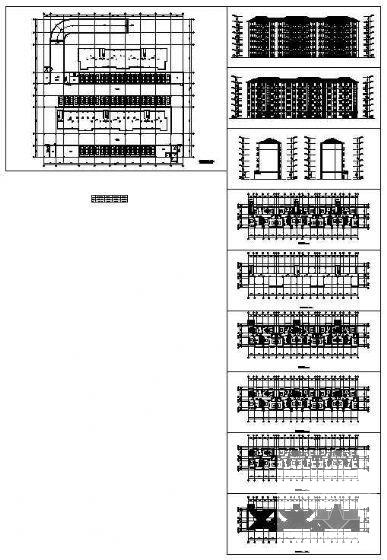 6层板式住宅楼建筑设计CAD图纸 - 3