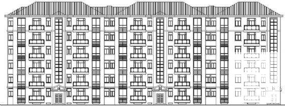 6层板式住宅楼建筑设计CAD图纸 - 4