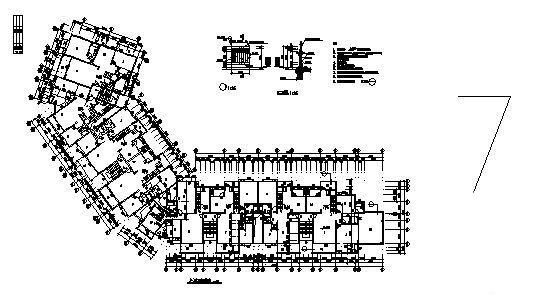 花园社区8层住宅楼建筑设计CAD图纸 - 3