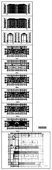 非常详细的6层板式住宅楼建筑CAD图纸 - 1