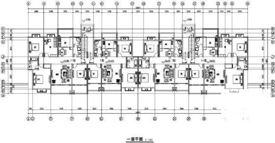 非常详细的6层板式住宅楼建筑CAD图纸 - 3