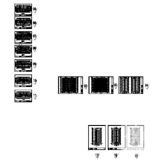 经典大方的15层住宅楼建筑CAD图纸 - 2