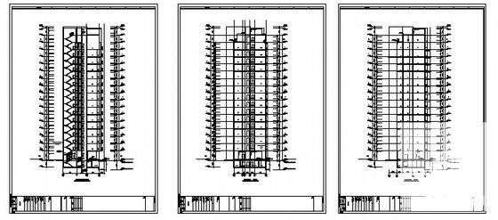 比较详细的15层住宅楼建筑CAD图纸 - 1