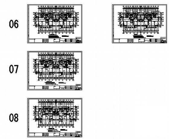 经典详细的15层住宅楼（8号楼）建筑CAD图纸 - 1