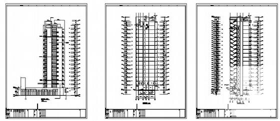 经典详细的15层住宅楼（8号楼）建筑CAD图纸 - 2